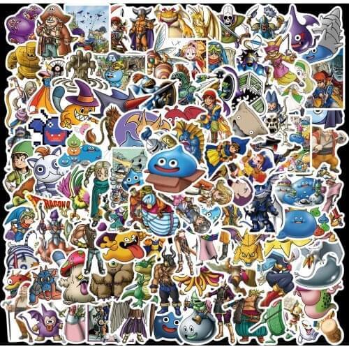 10/50/100Pcs RPG Game Dragon Quest Graffiti Stickers for Suitcase Laptop Luggage Car Waterproof aesthetic Sticker Decals Kid Toy