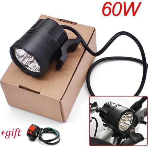 For Triumrh Daytona 600 650 675 955i SPEED FOUR TRIPLE Motorcycle LED Light 9-48V Auxiliary Headlight Driving DRL Fog Lamp 60W