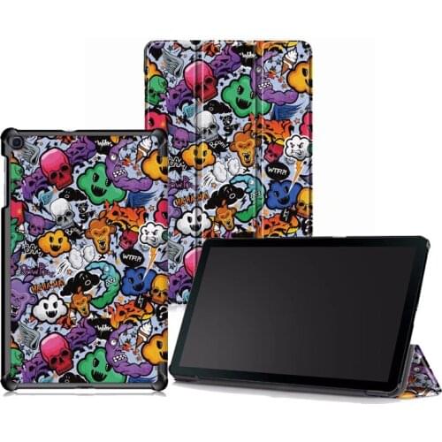 Slim Folio PU Leather Case For Samsung Galaxy Tab A 10.1 2019 Luxury Full Cover T510 T515 (30PCS/Lot)