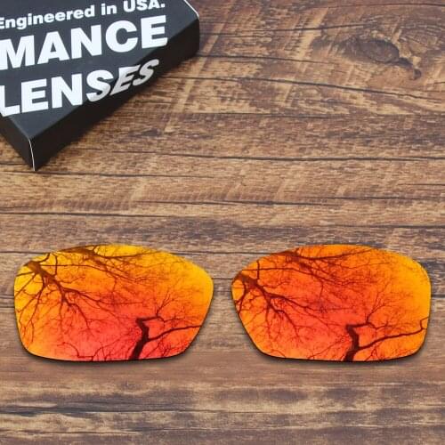 ToughAsNails Polarized Replacement Lenses for Oakley Hijinx Sunglasses Fire Red Mirrored (Lens Only)