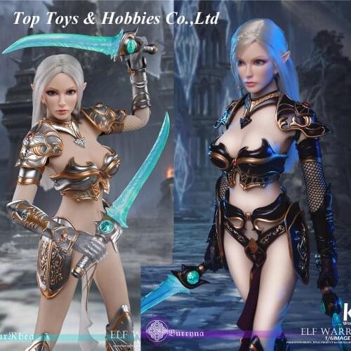 In stock 1/6 scale Soldier Elf Female Soldier Burryna & BurRhea KY002B KY001A Action Figure Doll Toy f