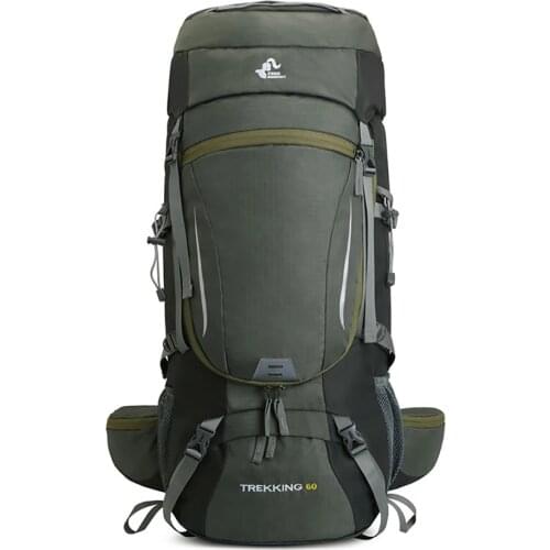 50l & 60L Waterproof Hiking Backpack Woman Outdoor Trekking Camping Bag Army Man Hunting Mountain Backpacks Rain Cover Rucksack