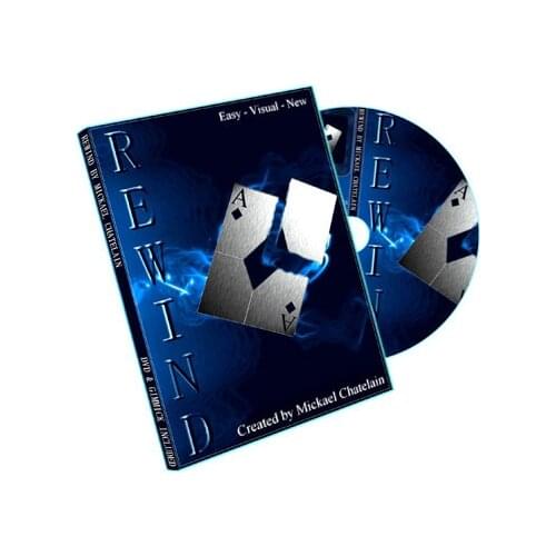 Rewind (Gimmick and DVD) Magic Tricks Restore Tear Card Magia Magician Close Up Street Illusions Props Mentalism Funny Magie