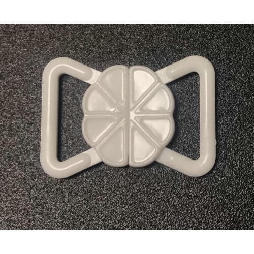 White Plastic Bikini Fasteners / Clasps 15mm Large Set of 30 Pairs