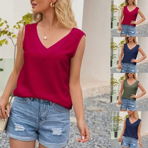 Women Summer Sexy V-Neck Tank Top Plunge Backless Floral Lace Patchwork Loose Vest Solid Color Casual Beach Vacation Sleeveless