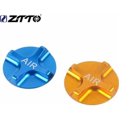 ZTTO Mountain Bike Air Gas Fork Value Cover MTB Front Fork Cap Protector Bicycle Parts Gold Blue