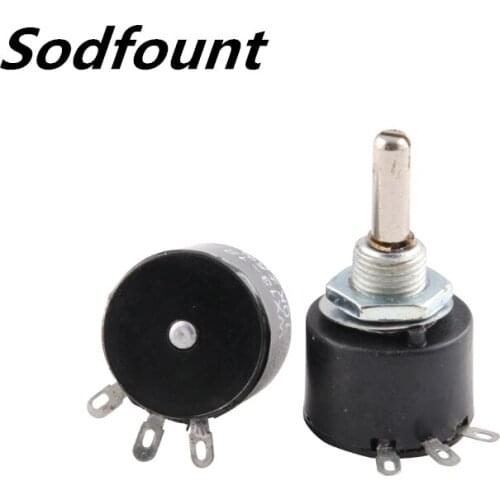 1pcs 100V DC WX13-12 1W wire wound potentiometer WX1-5B 1K 2K2 4K7 10K