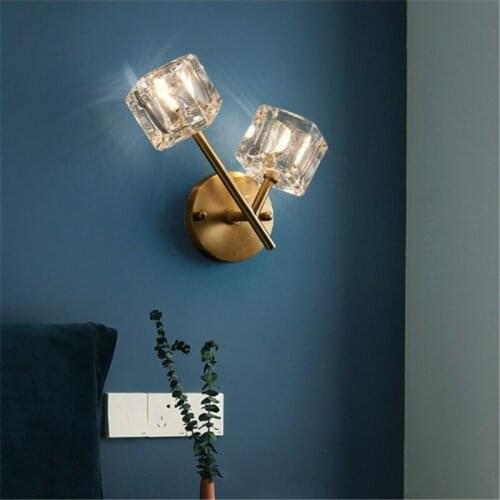 2020 new minimalist bedroom bedside wall lamp modern nordic living room background wall aisle lamp hotel light luxury wall lamp