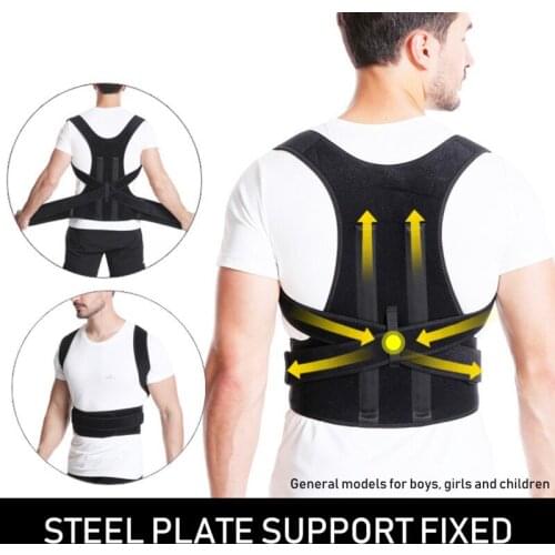 Back Brace Posture Corrector For Adults And Children Upper Back Straightener Posture Corrector Support Lumbar Adjustable sport