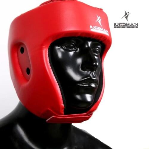 Boxing helmet men women kids boxing head guard Sparring MMA Muay Thai kick brace Head protection