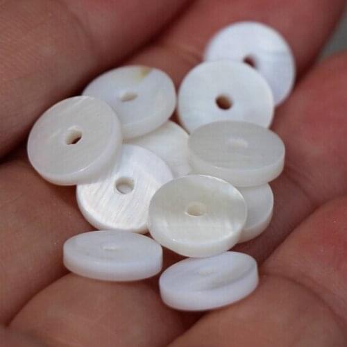 Handmade White Conch Shell Beads Genuine Conch Shell Beads DIY Tibetan Malas Spacers Buddhist Prayer Beads Accessories