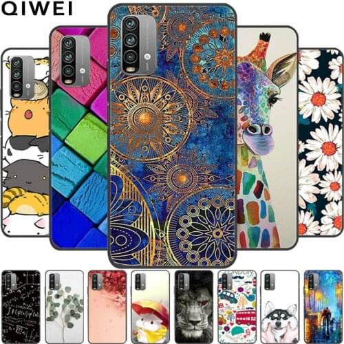 Phone Case For Xiaomi Redmi 9T Cases Cute Silicone Bumper Soft Case For Xiaomi Redmi 9T 6.53'' Back Cover Redmi9T 9 T Shells