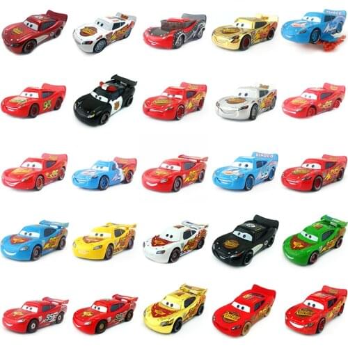 Disney Pixar Cars Different Styles Lightning Mcqueen Diecast Metal Toy Car 1:55 Loose Racing Alloy Model Car Toy For Collection