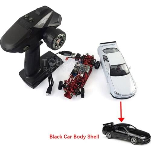 HGM TOYS 1/28 MINI Q9 RTR 4WD Drift Racing RC Car with Radio 6CH Metal Chassis Outdoor Gifts Model Nissan R34 TH19501-SMT5