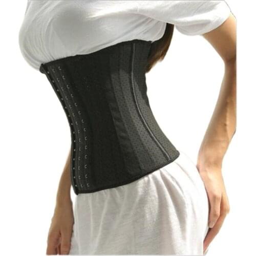 Women Corset Waist Trainer Latex Corset Waist Control Corset and Bustier Steel Bone Underbust Slimming Shaper Corselet