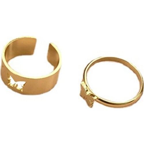 Creative Rings 1 Pair Matching Lover Couple Rings Engagement Promise Rings for Men Women Wedding Party Jewelry Gifts TT@88