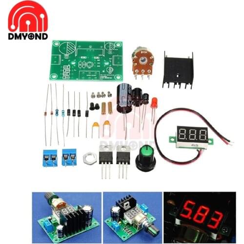 LM317 Adjustable Voltage Regulator Power Board kit Production Electronic DIY Kits Large College School Graduation Design parts