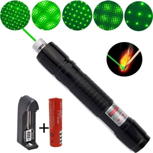 Powerful green laser pointer 5mw high-power equipment 10000M green laser sight burning laser pointer ultra-long radiation