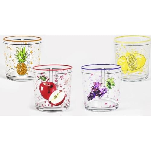 Fresh Set of 4 Water Glasses