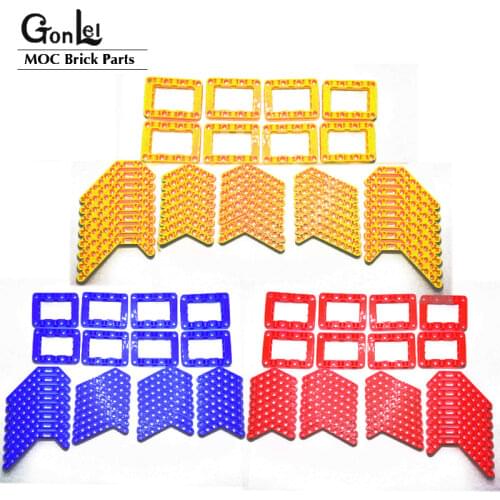 120Pcs Bulk MOC High-Tech Parts Set Arm Beam Frame Connector Pin Model Toys for Children Compatible with 32348 6629 32271 32009