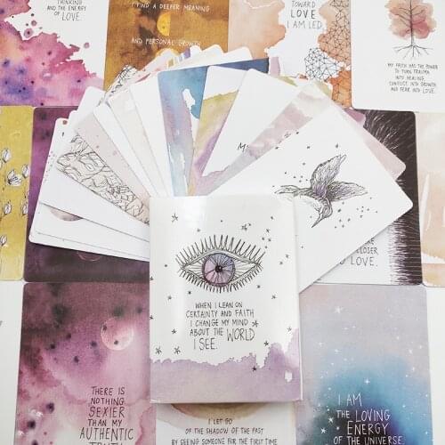 Eye of God Cards Deck Board Game Answer Fate Decision Making Deck English Version 52 Sheet Card Entertainment Table Game Playing