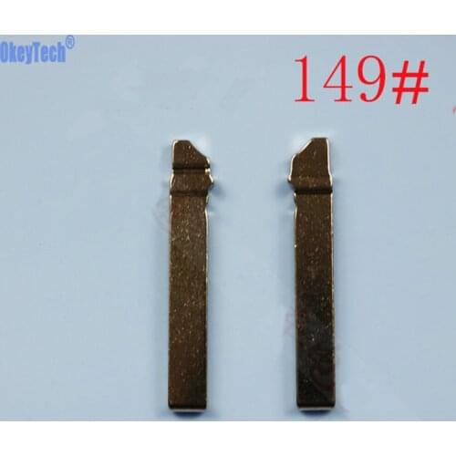 OkeyTech 10PCS HU162T Flip Folding Remote Key Blade For Volkswagen Golf 7 Sportsvan Car Key Blank Uncut Blade #149