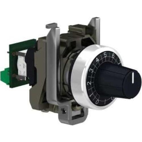 Potentiometer R10 XB4BD912R10K Complete potentiometer, metal, Ø22, 10K