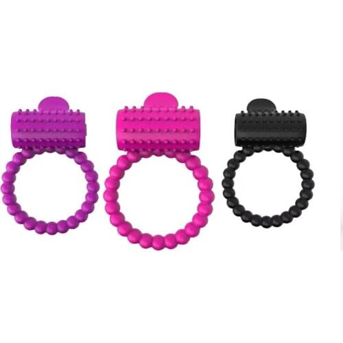 Hot Penis Ring Boy Love 18 Big Dick Men Delayed Ejaculation Dick Vibrator Adjustable Vibration Ring Cock Silicone Sex Toy