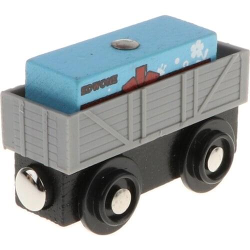 Compatible Wooden Trains Railway Building Set Accessories Bridge Rails Locomotive, etc Kids Educational Toy