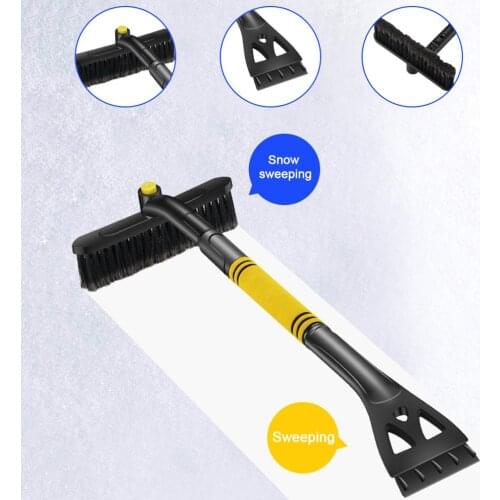Car Snow Scraper Removal Shovel Retractable Snow Brush Scraping Snow Shovel Glass Frost Removal Winter Ice Removal Tool