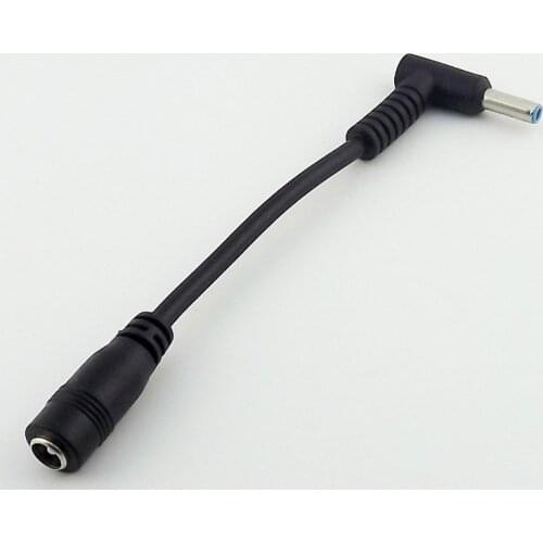1pcs DC Power Adapter Cable 5.5 x 2.1mm Female To 4.5 x 3.0mm Male for HP Laptop