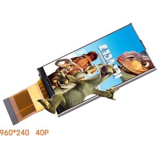 2.7 Inch 40P TFT Screen ILI896 Driving recorder 960*240 Pixels SPI/RGB T27P05 PW27P05 FPC-2704001 X5 Gibird car Digital DVR