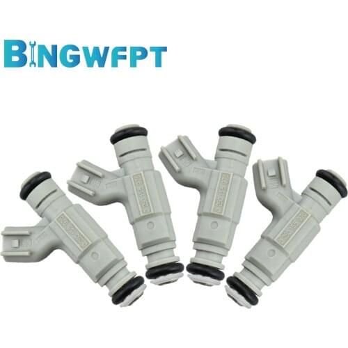 4x Nozzles For CHRYSLER SEBRIGN PT CRUISER For DODGE CARAVAN 2.0 2.4L I4 2000-2003 Fuel Injector 0280155976 04891345AA