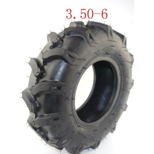 ATV mobility scooter black tire 3.50-6 mobility scooter tire include without inner tuber high performance