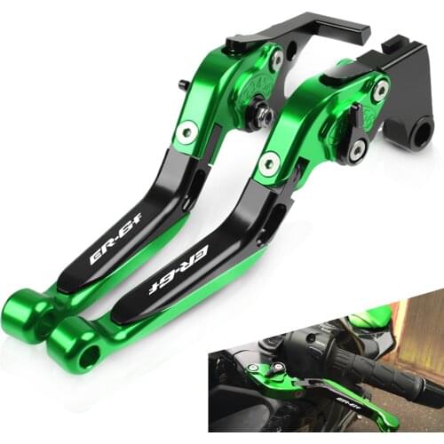 For KAWASAKI ER 6F ER6F 2009-2016 2015 2010 2011 2012 Motorcycle Brake Clutch Lever Extendable Adjustable Hand Grip Handlebar