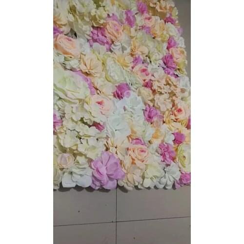 Artificial Silk Rose Flower Wall Wedding Backdrop Home Party Shop Display Flower Panel Flower Mats Background