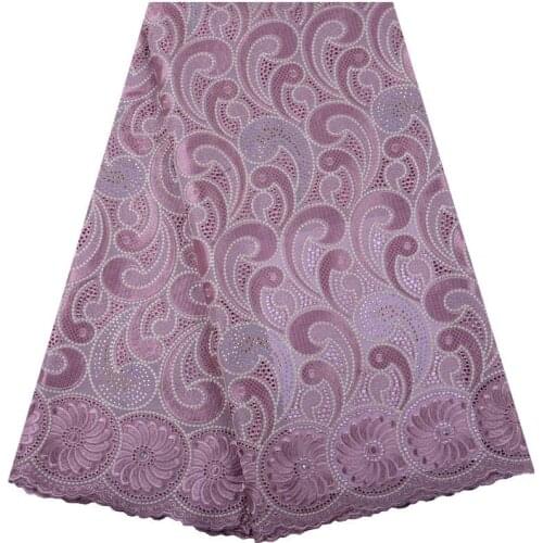 New Onion African Lace Fabric 2019 High Quality Dry Lace Embroidered Nigerian Cotton Lace Swiss Voile Lace In Switzerland S1425