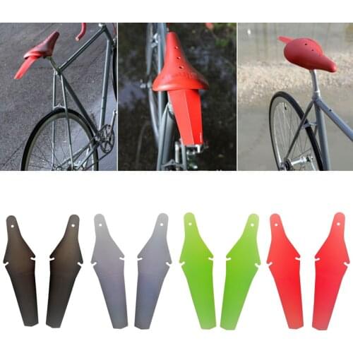 2Pcs MTB Bike Fender Saddle Mudguard Removable Parts Front Rear Mountain Bike Fender Bicycle Accessories
