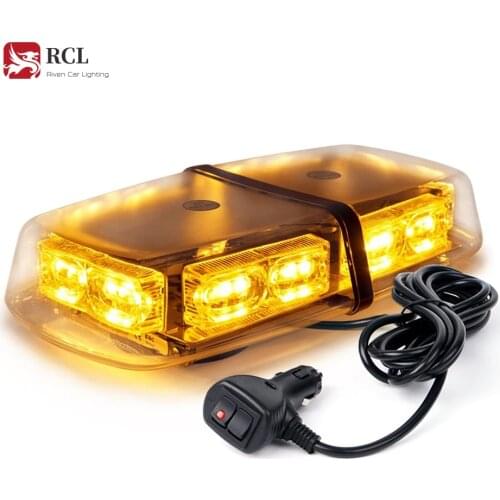 RCL 36 LED Rooftop Mini Bar Strobe Lights High Intensity Emergency Hazard Warning Beacon Light for Safety Caution Vehicles