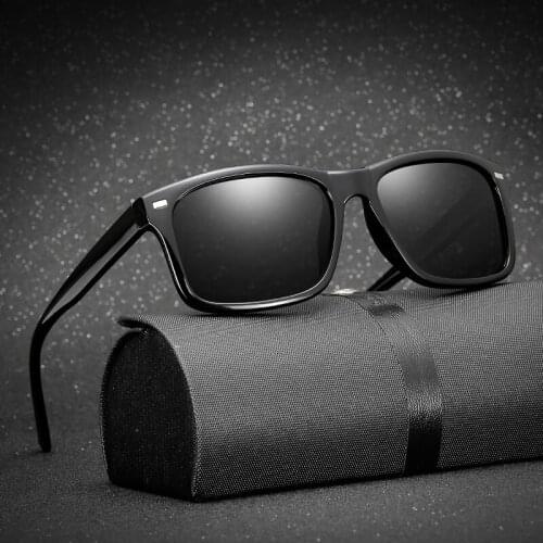 2020 Men Polarized Sunglasses Brand Vintage Square Driving Movement Sun Glasses Men Driver Safety Protect UV400 Eyeglasses