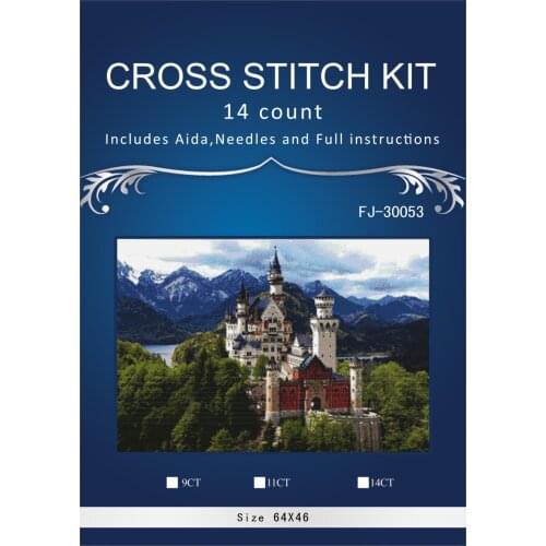 11/14/16/18/27 Cross stitch Set Lovely Counted Cross Stitch Kit Walking in street embroidery dim DMC ANCHOR