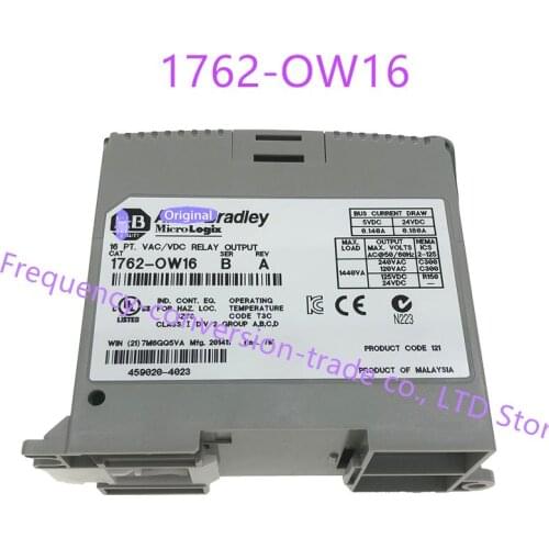 New Original 1762-OW16 Programmable Controller PLC 5-125VDC 16 Output Points Digital Output Module