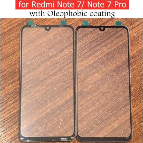 For Xiaomi Redmi Note 7 Touch Screen Sensor Glass Panel Touchscreen Panel Front Outer Glass Replace Parts Repair