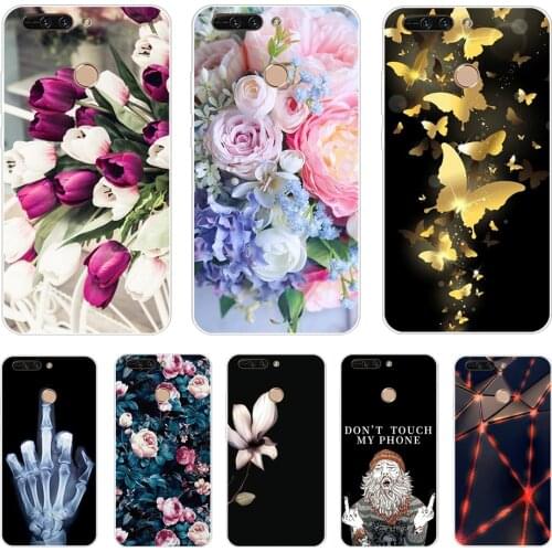 Custom Case For Honor 6C Pro V9 Play Case Silicon Painted Cover For Huawei Honor6C Pro HonorV9 Play Case Bag Cover Fundas Coque