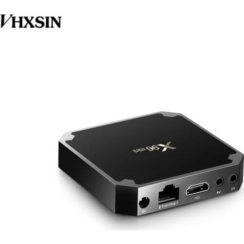 5pcs/lot X96 Mini Android 7.1 9.0 TV BOX Amlogic S905W 2GB 16GB Android Box HD 4K WiFi Smart TV Streaming Media Player