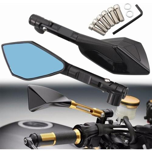 Universal Motorcycle Rearview Mirror for YAMAHA FZ1 FZ6 MT-07 MT-09 MT-10 KAWASAKI ER-6N Z1000 Z750
