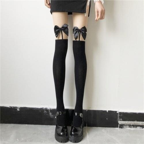 Spring/Summer Japanese Women Jk Spice Girls Sweet Lolita Lace Preppy Style Thin Thigh Highs Stockings Long Socks