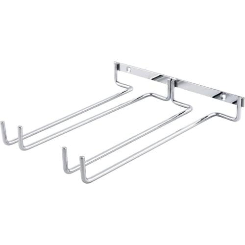 Red Wine Glass Storage Rack Hanger Stainless Steel Wall Mounted Tall Beverage Stand Holder Holder Under Cabinet Kitchen