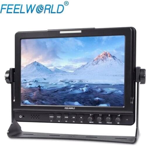 Feelworld FW1018SPV1 10.1 Inch Field Monitor with Histogram IPS 3G-SDI HDMI Photography Studio Camera Top External Monitor