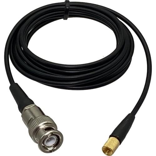 1pcs RG174 BNC Male Clamp to L5 Microdot Male Plug Connector Wire Terminal for Ultrasonic Flaw Detector Cable 20inch~10M